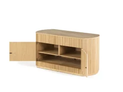 Mor Furniture Transformer Round Server In Scandinavian Oak