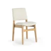 Mor Furniture Transformer Stackable Side Chair In Scandinavian Oak & Creamy
