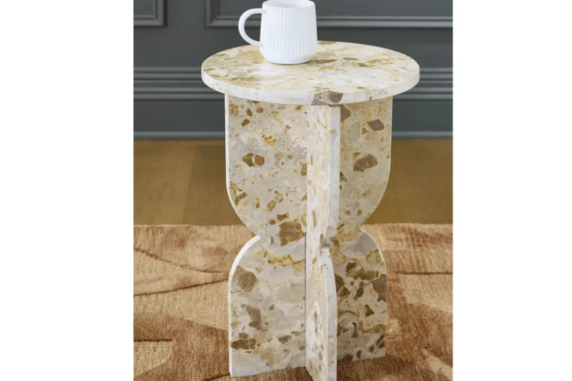 Mor Furniture Treygan Accent Table In Beige