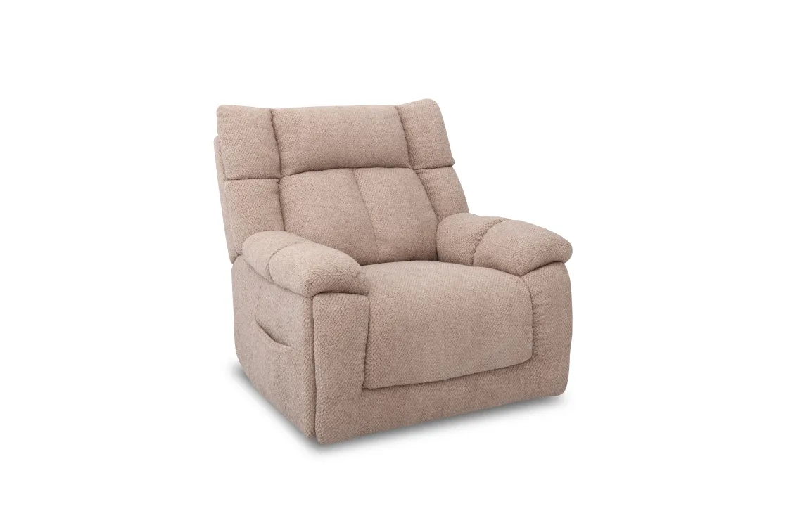 Mor Furniture Tucker 2 Power Theater Recliner W/ Immersive Sound In Light Brown
