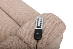 Mor Furniture Tucker 2 Power Theater Recliner W/ Immersive Sound In Light Brown