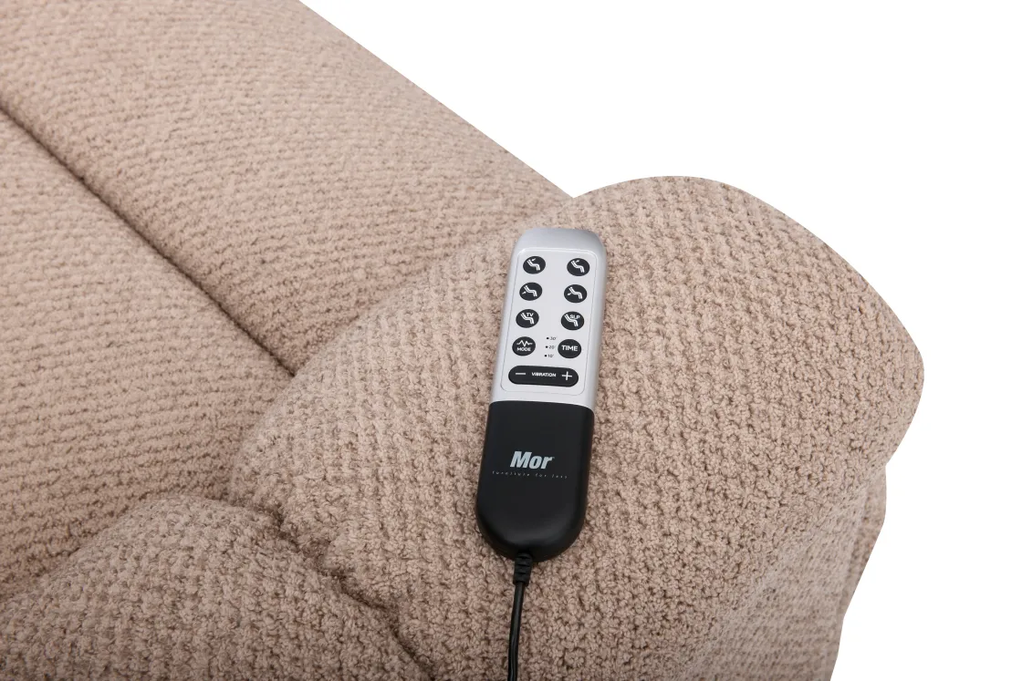 Mor Furniture Tucker 2 Power Theater Recliner W/ Immersive Sound In Light Brown