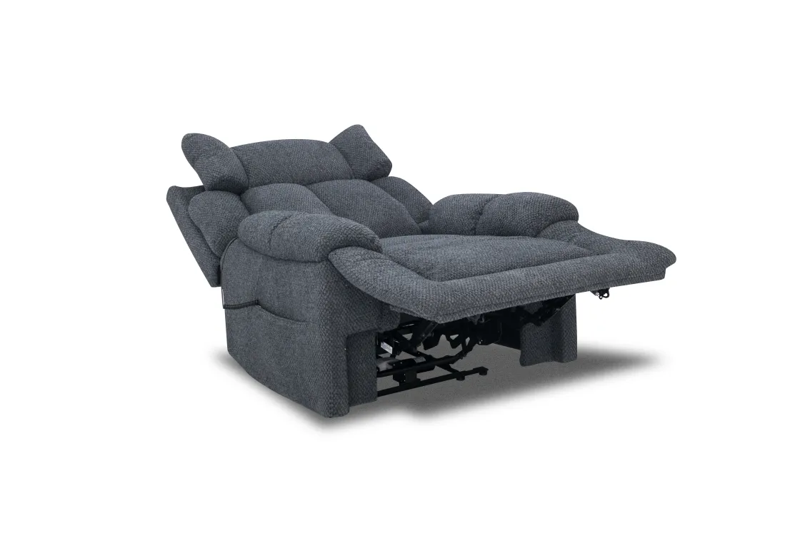 Mor Furniture Tucker 2 Power Theater Recliner W/ Immersive Sound In Light Brown