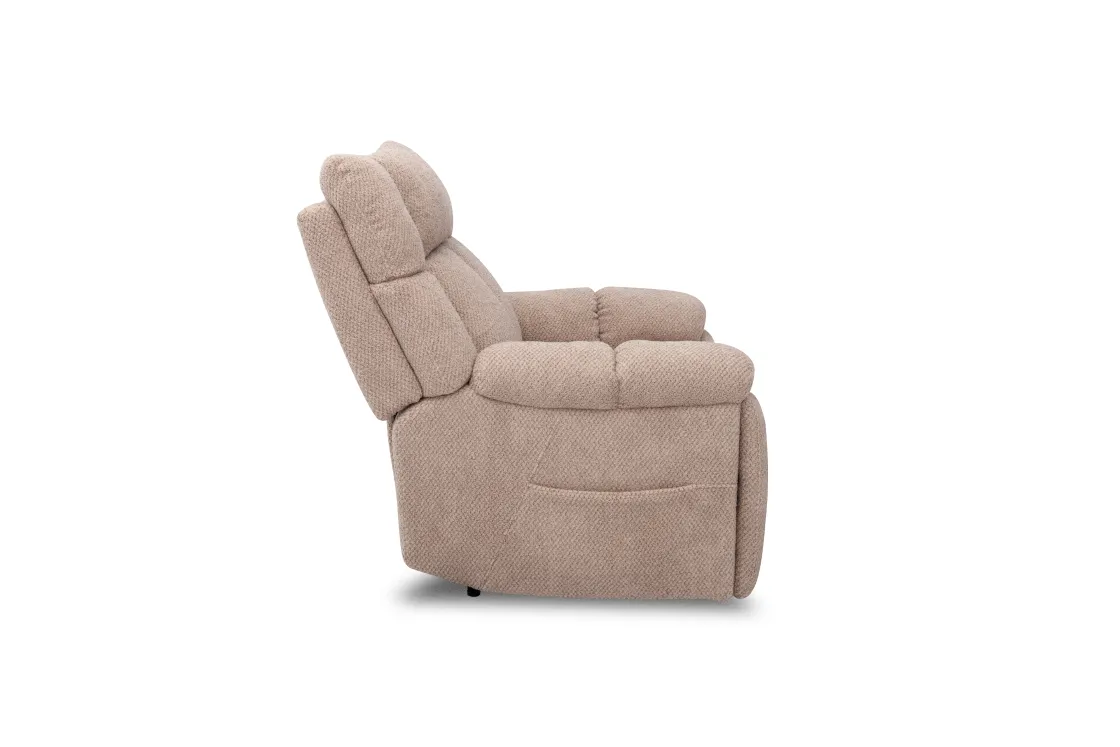 Mor Furniture Tucker 2 Power Theater Recliner W/ Immersive Sound In Light Brown