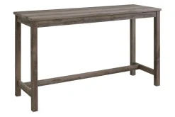 Mor Furniture Turner Counter Height Sofa Bar Table W/ 3 Stools In Gray