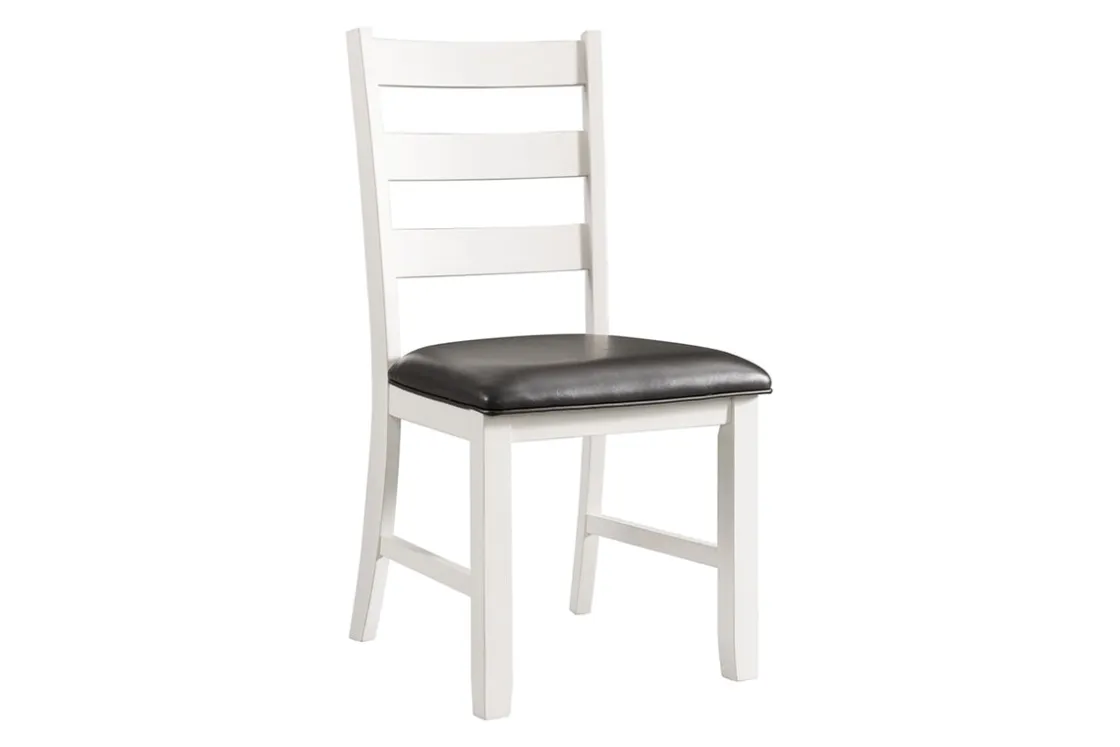 Mor Furniture Tuttle Dining Table & 2 Chairs In White