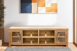 Mor Furniture Tybee Media Console In Natural, 85 Inch