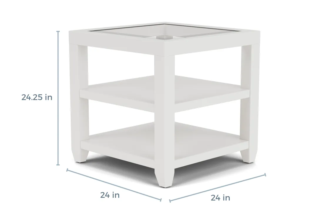 Mor Furniture Urban End Table In White