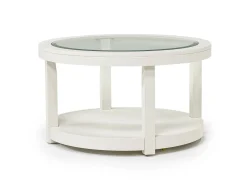 Mor Furniture Urban Round Coffee Table In White