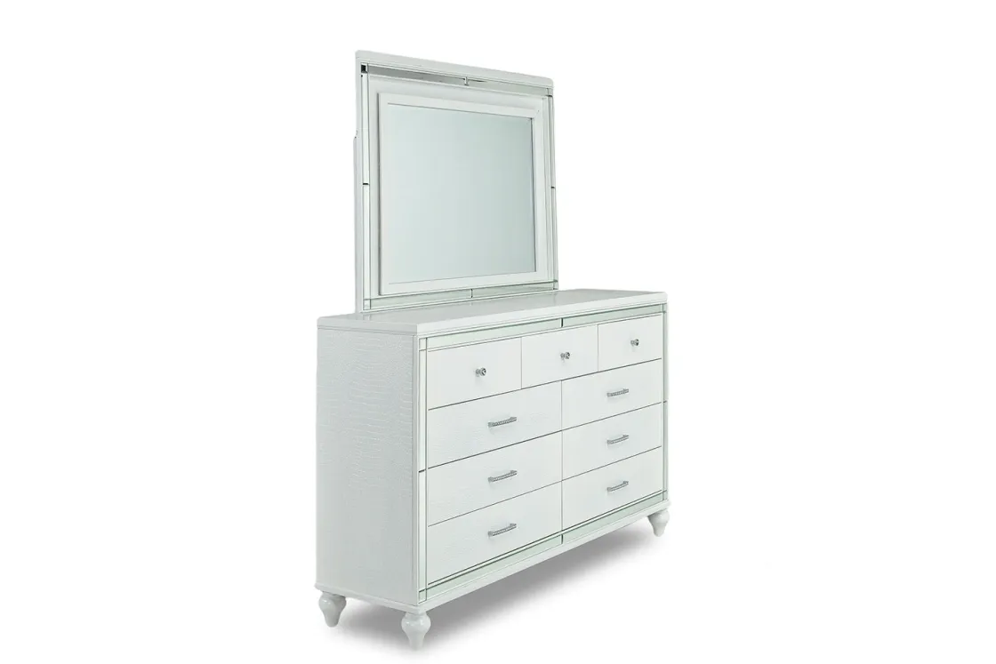 Mor Furniture Valentino Dresser In White