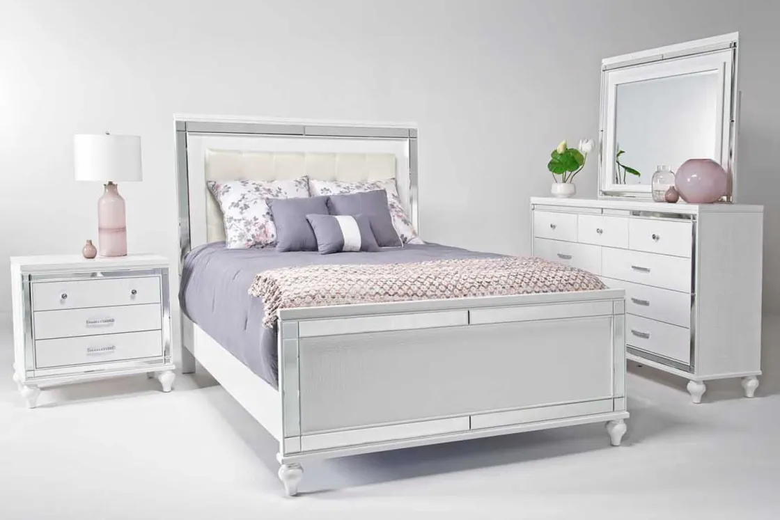 Mor Furniture Valentino Dresser In White
