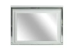 Mor Furniture Valentino Mirror In Silver