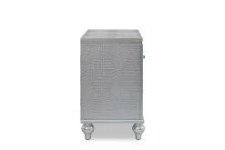 Mor Furniture Valentino Nightstand In Silver