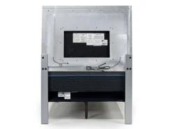 Mor Furniture Valentino Panel Bed, Dresser, Mirror & Nightstand In Silver, Twin
