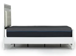 Mor Furniture Valentino Panel Bed In White, Twin