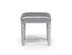 Mor Furniture Valentino Vanity, Mirror & Stool In Silver