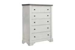 Mor Furniture Valley Ridge Chest In White Gray Finish