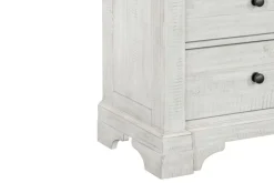 Mor Furniture Valley Ridge Nightstand In White Gray Finish