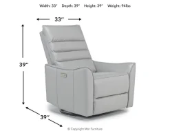 Mor Furniture Vasco Power Recliner In