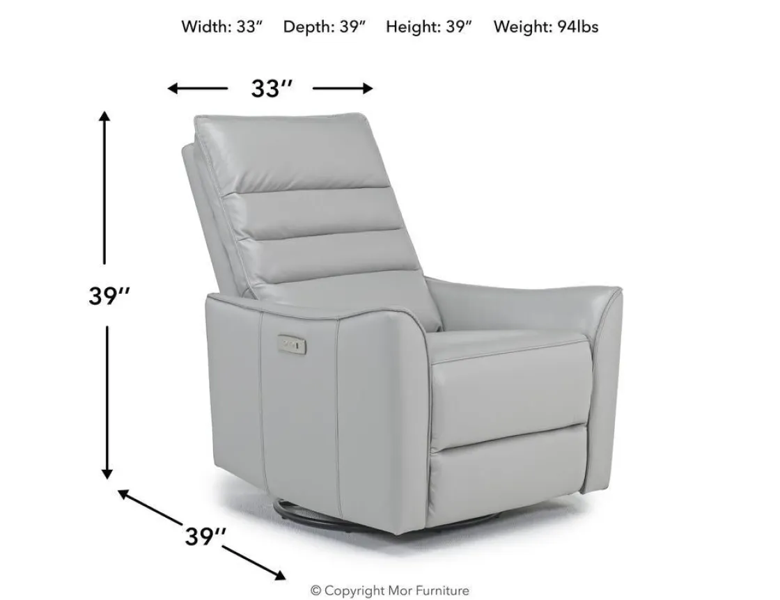 Mor Furniture Vasco Power Recliner In
