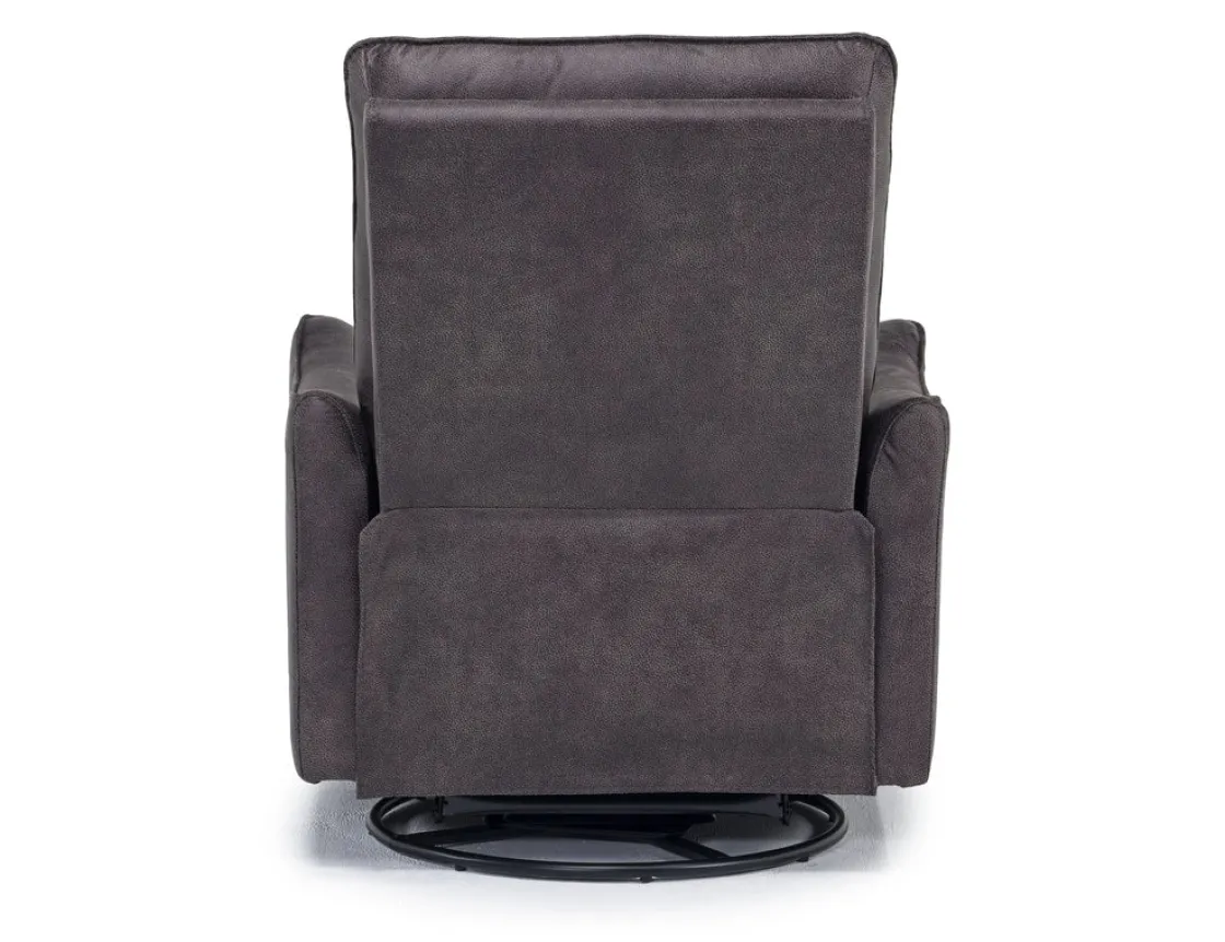 Mor Furniture Vasco Recliner In Dallas Light Gray Leather