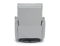 Mor Furniture Vasco Recliner In Dallas Light Gray Leather