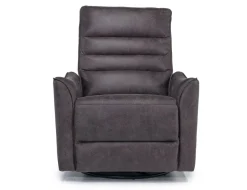 Mor Furniture Vasco Recliner In Dallas Light Gray Leather