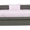 Kids Mor Furniture Veronica Daybed W/ Trundle In Gray, Twin