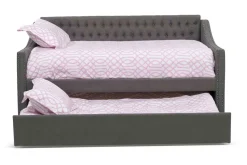 Kids Mor Furniture Veronica Daybed W/ Trundle In Gray, Twin