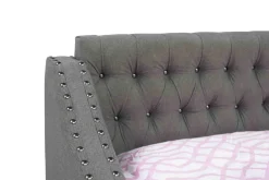 Kids Mor Furniture Veronica Daybed W/ Trundle In Gray, Twin