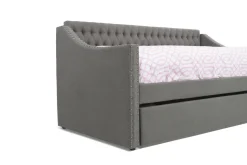 Kids Mor Furniture Veronica Daybed W/ Trundle In Gray, Twin