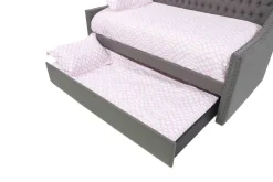 Kids Mor Furniture Veronica Daybed W/ Trundle In Gray, Twin