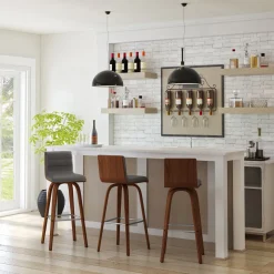 Mor Furniture Viena Barstool In Gray