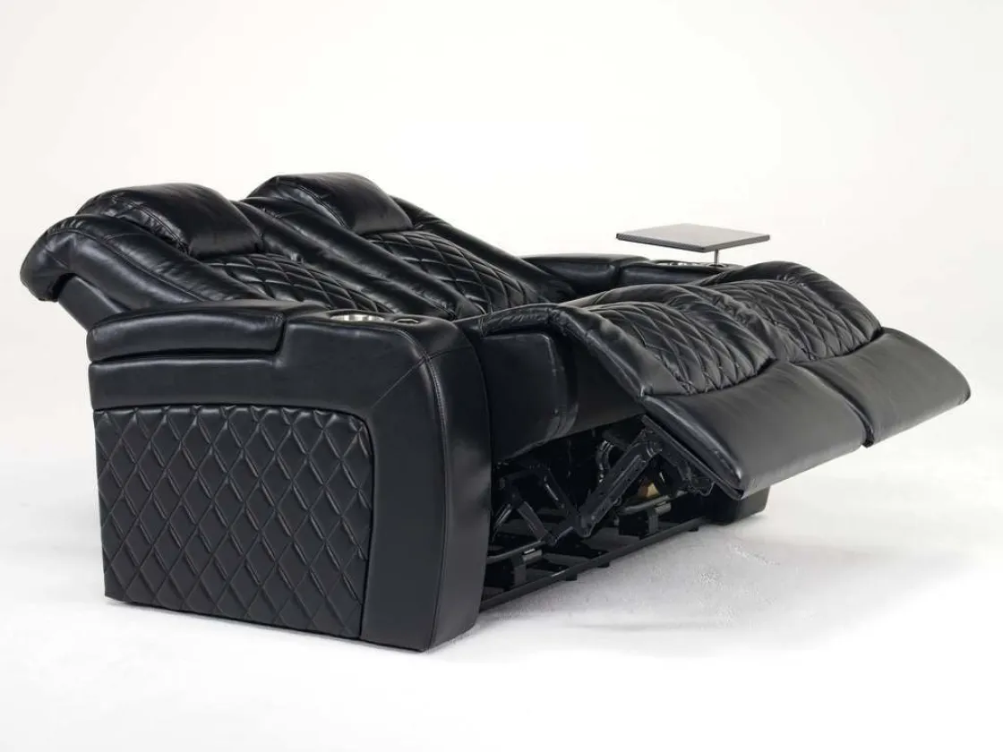 Mor Furniture Viper 2 Power Loveseat In Black