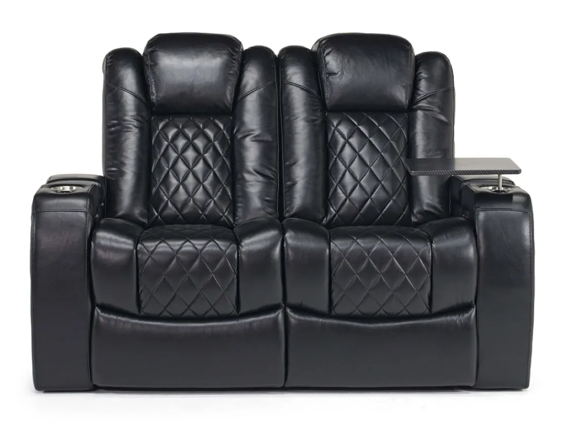 Mor Furniture Viper 2 Power Loveseat In Black