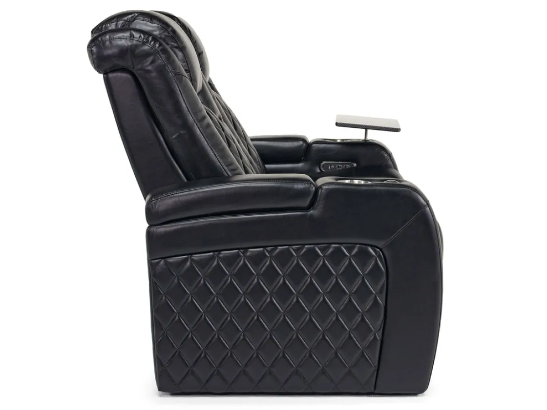 Mor Furniture Viper 2 Power Loveseat In Black