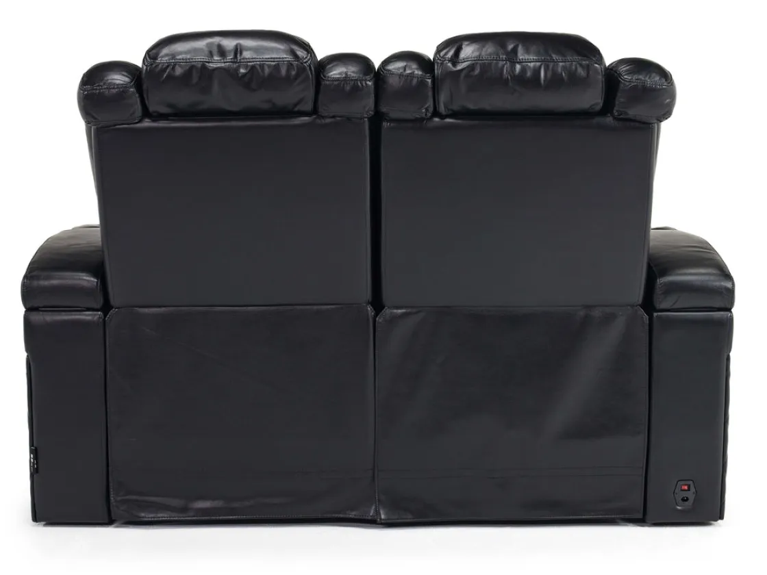 Mor Furniture Viper 2 Power Loveseat In Black