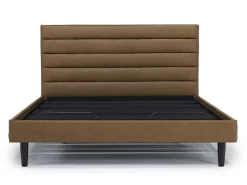Mor Furniture Vista Upholstered Adjustable Foundation Bed In Charcoal, Full