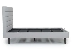 Mor Furniture Vista Upholstered Adjustable Foundation Bed In Charcoal, Full