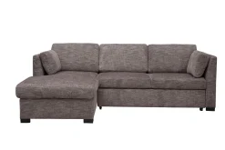 Mor Furniture Vivian Full Pullout Sofa Chaise In Gray Fabric, Left Facing
