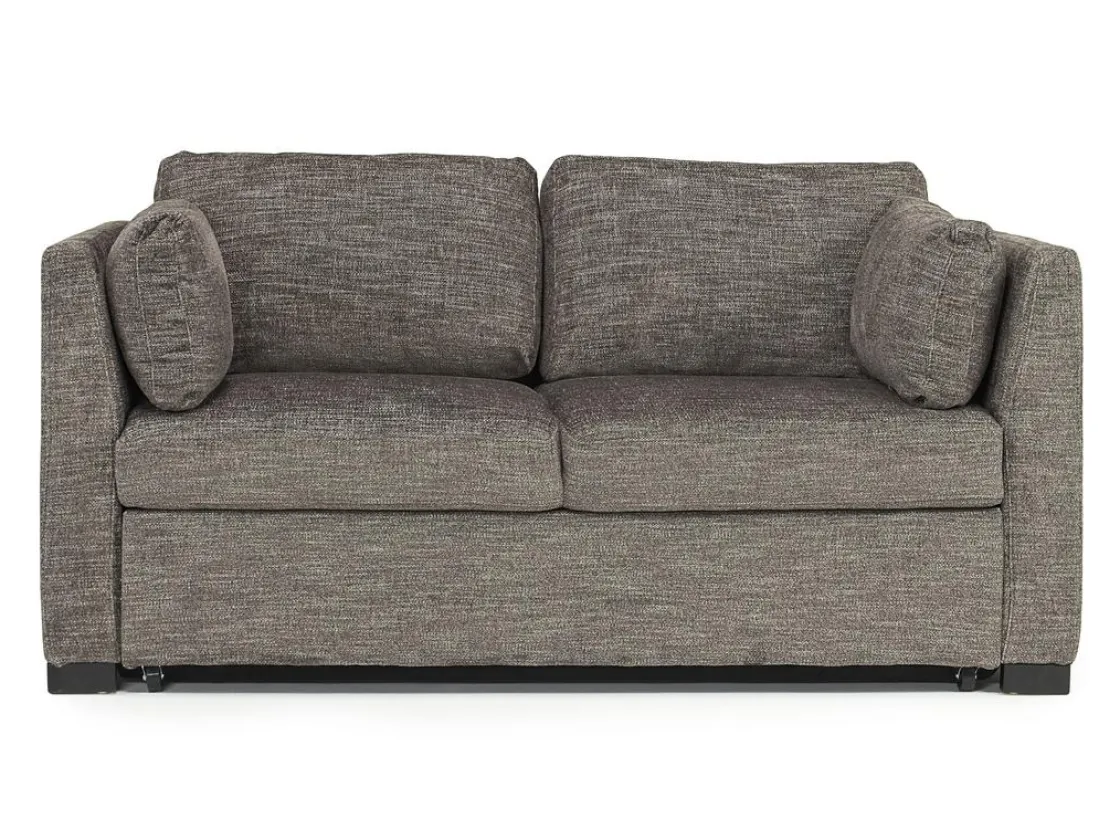 Mor Furniture Vivian Full Sleeper Loveseat In Gray Fabric