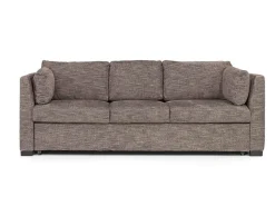 Mor Furniture Vivian Queen Pullout Sofa & Full Pullout Loveseat In Gray Fabric