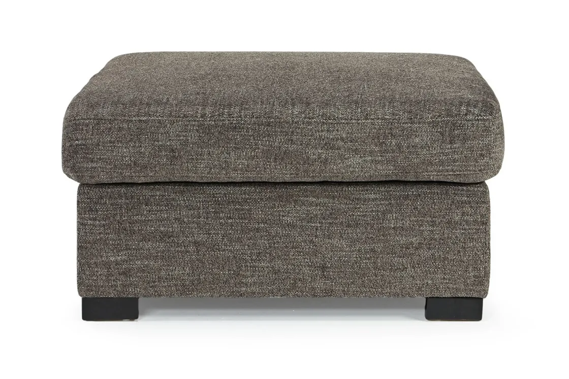 Mor Furniture Vivian Storage Oversized Ottoman In Gray Fabric