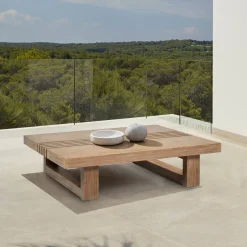 Mor Furniture Vivid Outdoor Coffee Table In Brown