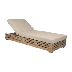 Mor Furniture Vivid Outdoor Lounge Chaise In Taupe