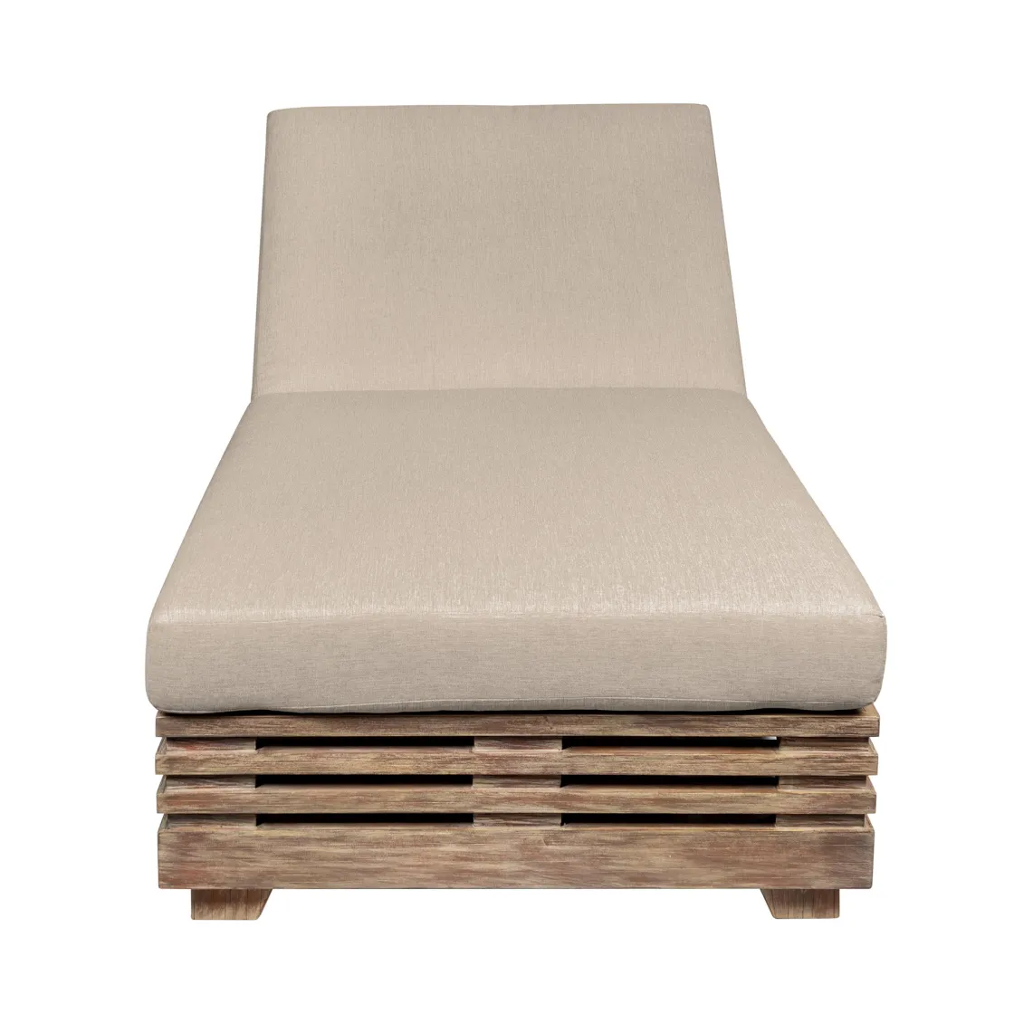 Mor Furniture Vivid Outdoor Lounge Chaise In Taupe