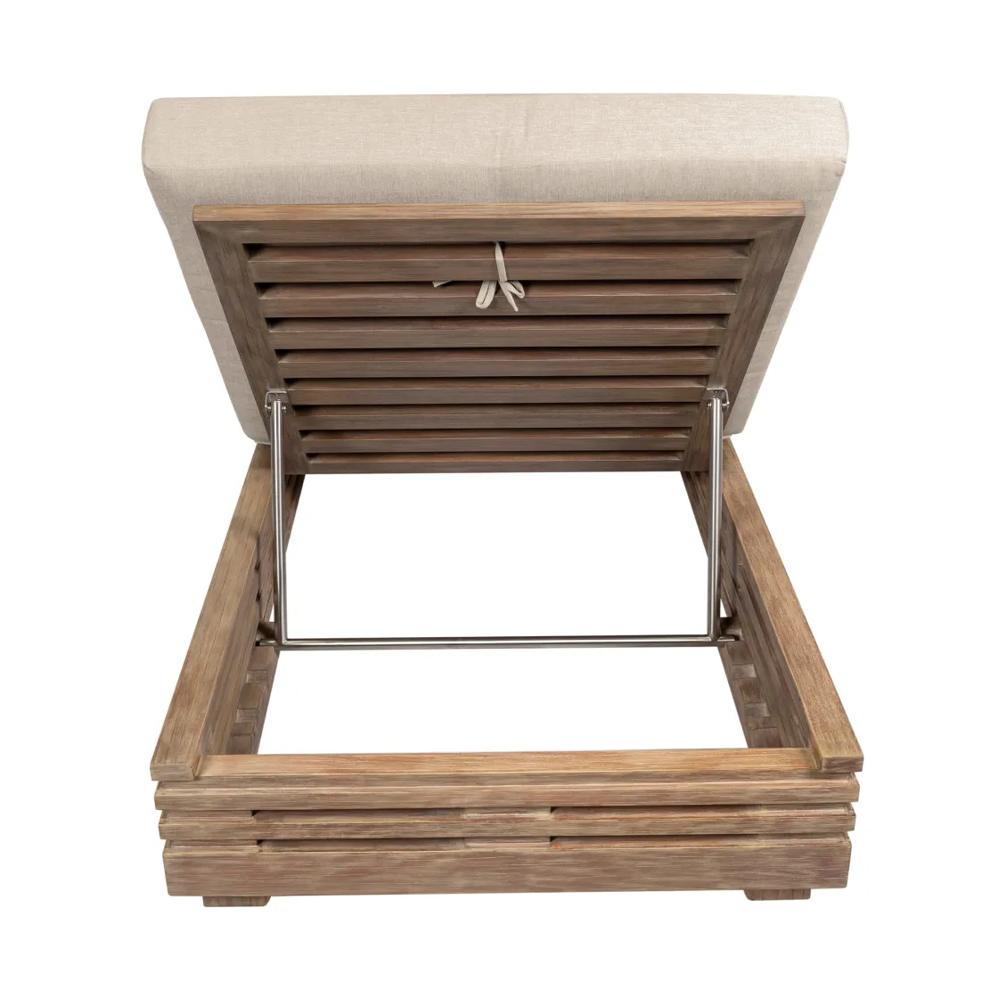 Mor Furniture Vivid Outdoor Lounge Chaise In Taupe
