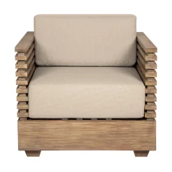 Mor Furniture Vivid Outdoor Lounge Chair In Taupe
