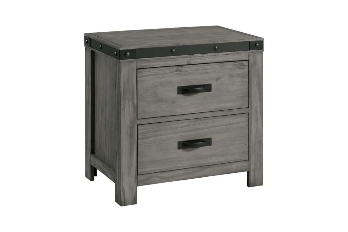 Mor Furniture Wade Nightstand In Gray
