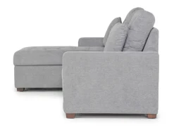 Mor Furniture Waitsfield Full Pullout Sofa Chaise In Gray, Left Facing